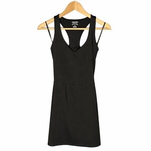 Calvin Klein Performance V-Neck Racerback Exercise Dress with Built-in Shorts M